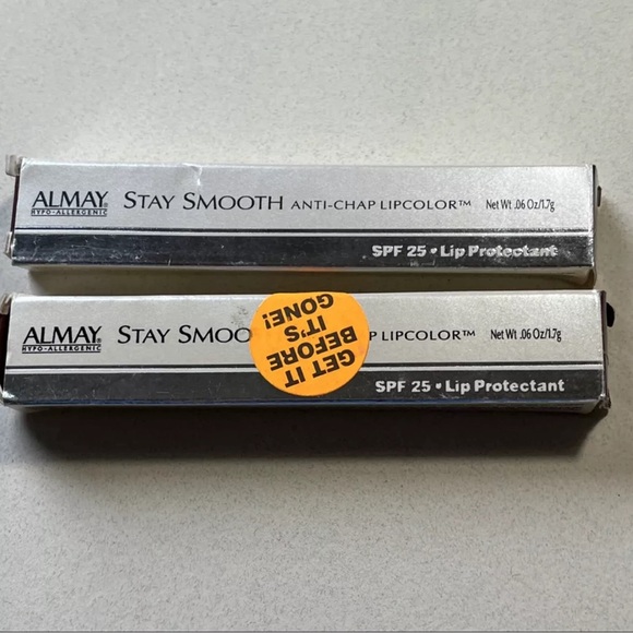 2x ALMAY Stay Smooth Anti-Chap Lipcolor w/ SPF 25 - Lip Protectant #31 CHOCOLATE - Picture 2 of 7